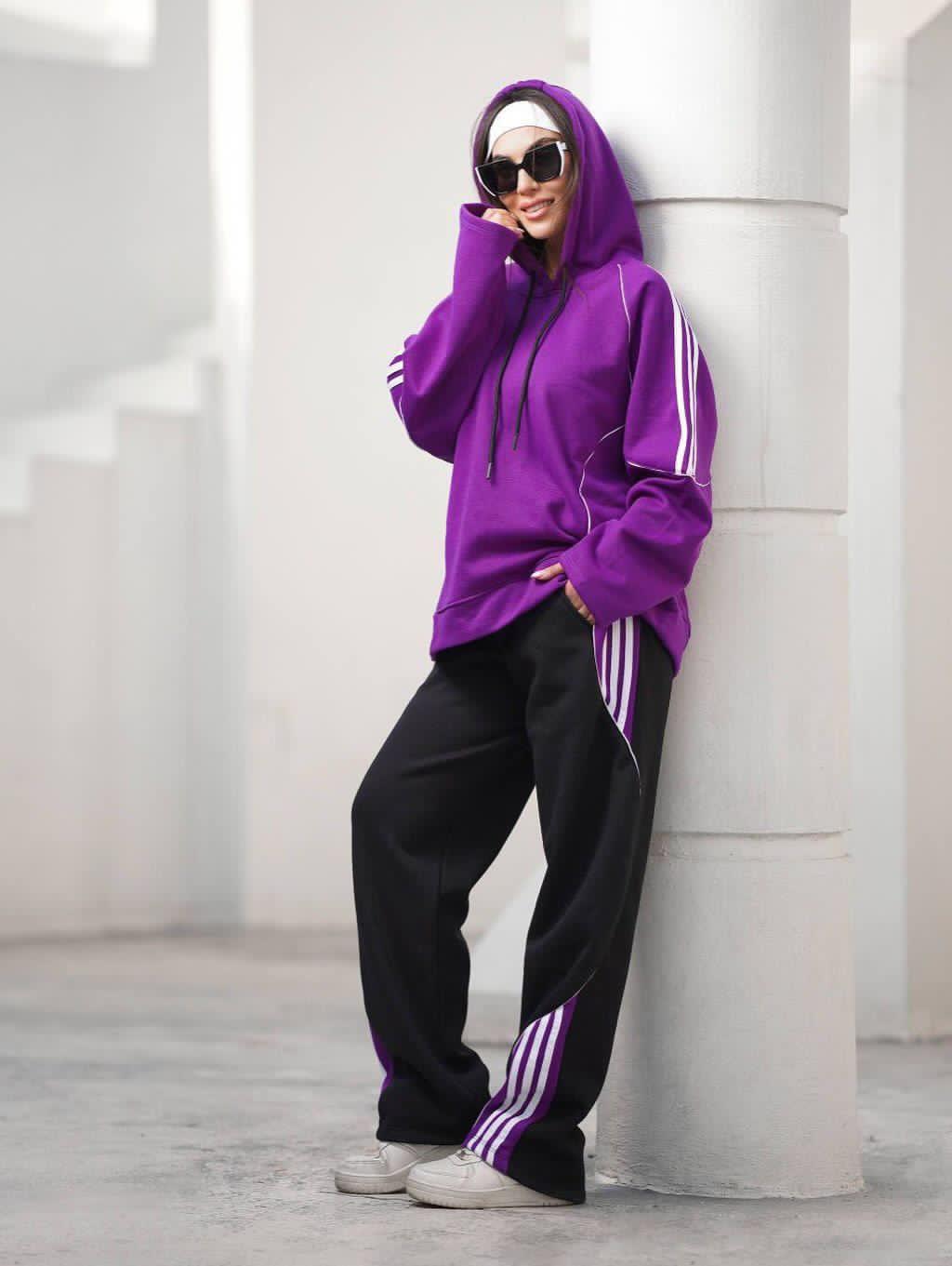 ست هودی شلوار زنانه ،خوش استایل و راحت 